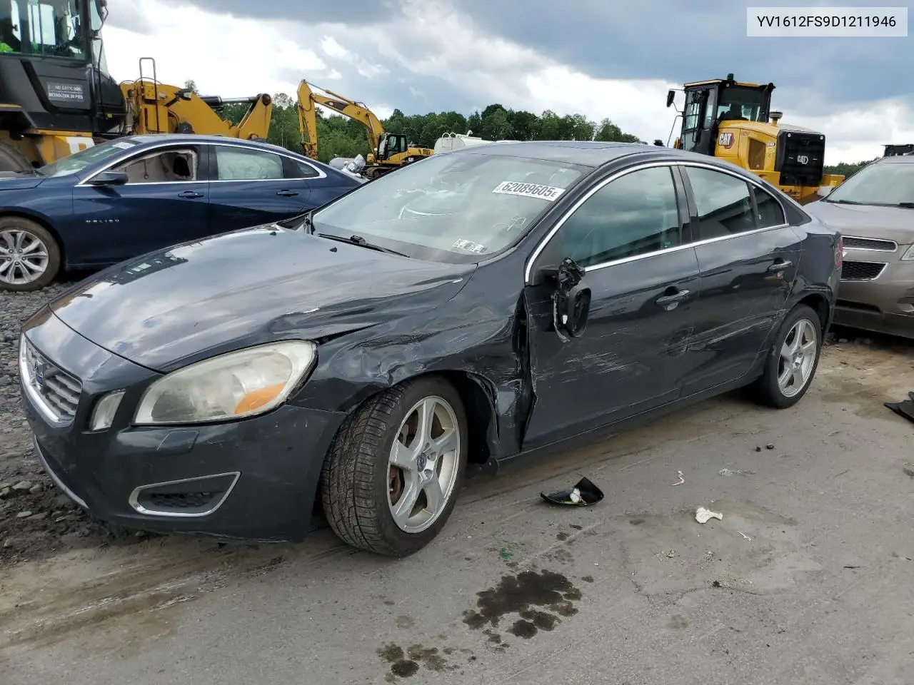 2013 Volvo S60 T5 VIN: YV1612FS9D1211946 Lot: 62089605