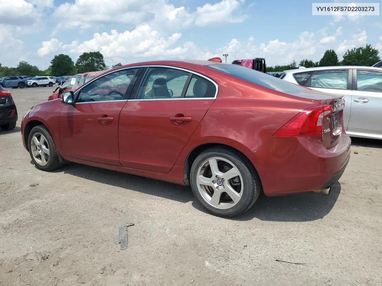 2013 Volvo S60 T5 VIN: YV1612FS7D2203273 Lot: 62103625