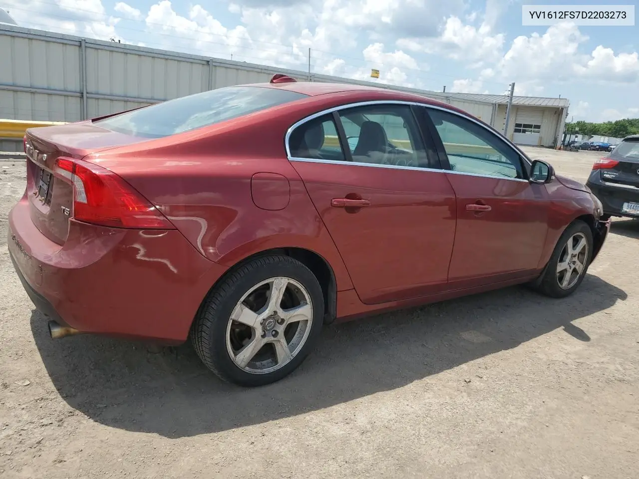 2013 Volvo S60 T5 VIN: YV1612FS7D2203273 Lot: 62103625