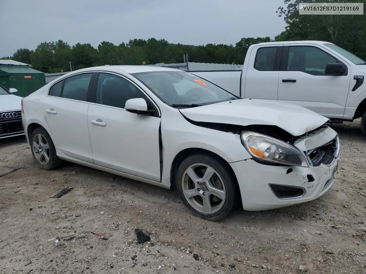 2013 Volvo S60 T5 VIN: YV1612FS7D1219169 Lot: 62409405