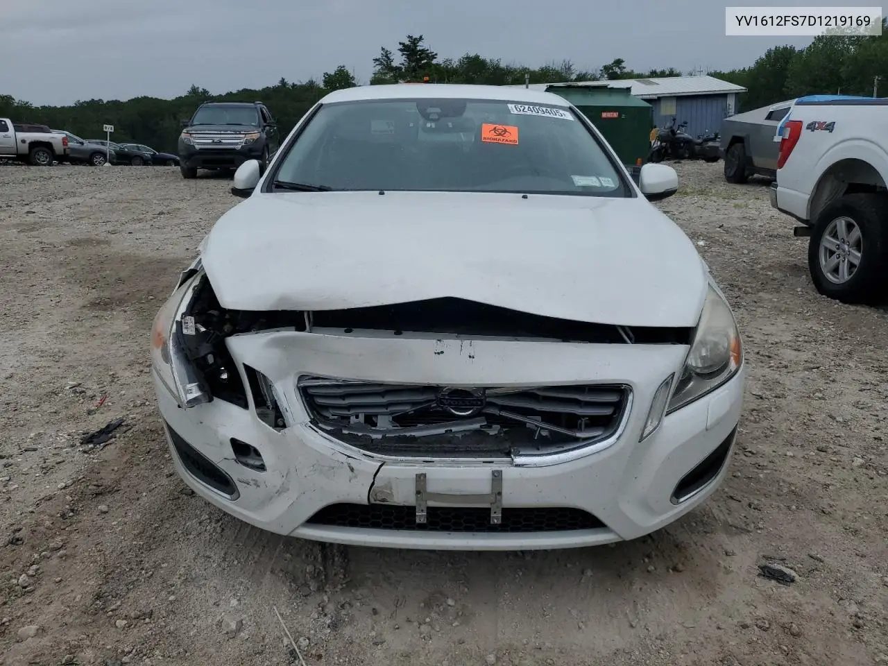 2013 Volvo S60 T5 VIN: YV1612FS7D1219169 Lot: 62409405