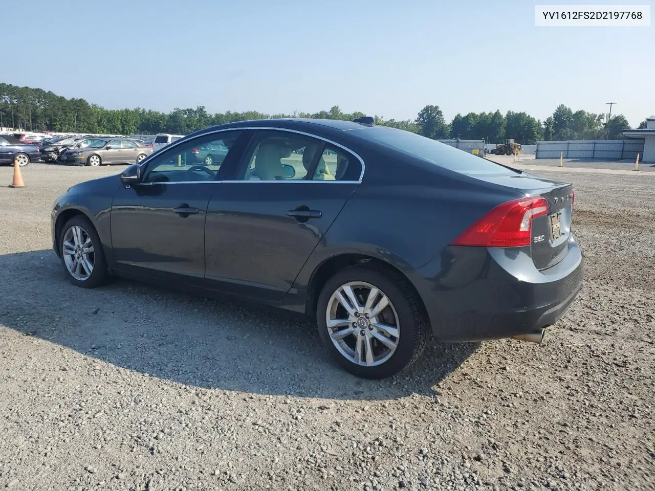 2013 Volvo S60 T5 VIN: YV1612FS2D2197768 Lot: 62574065
