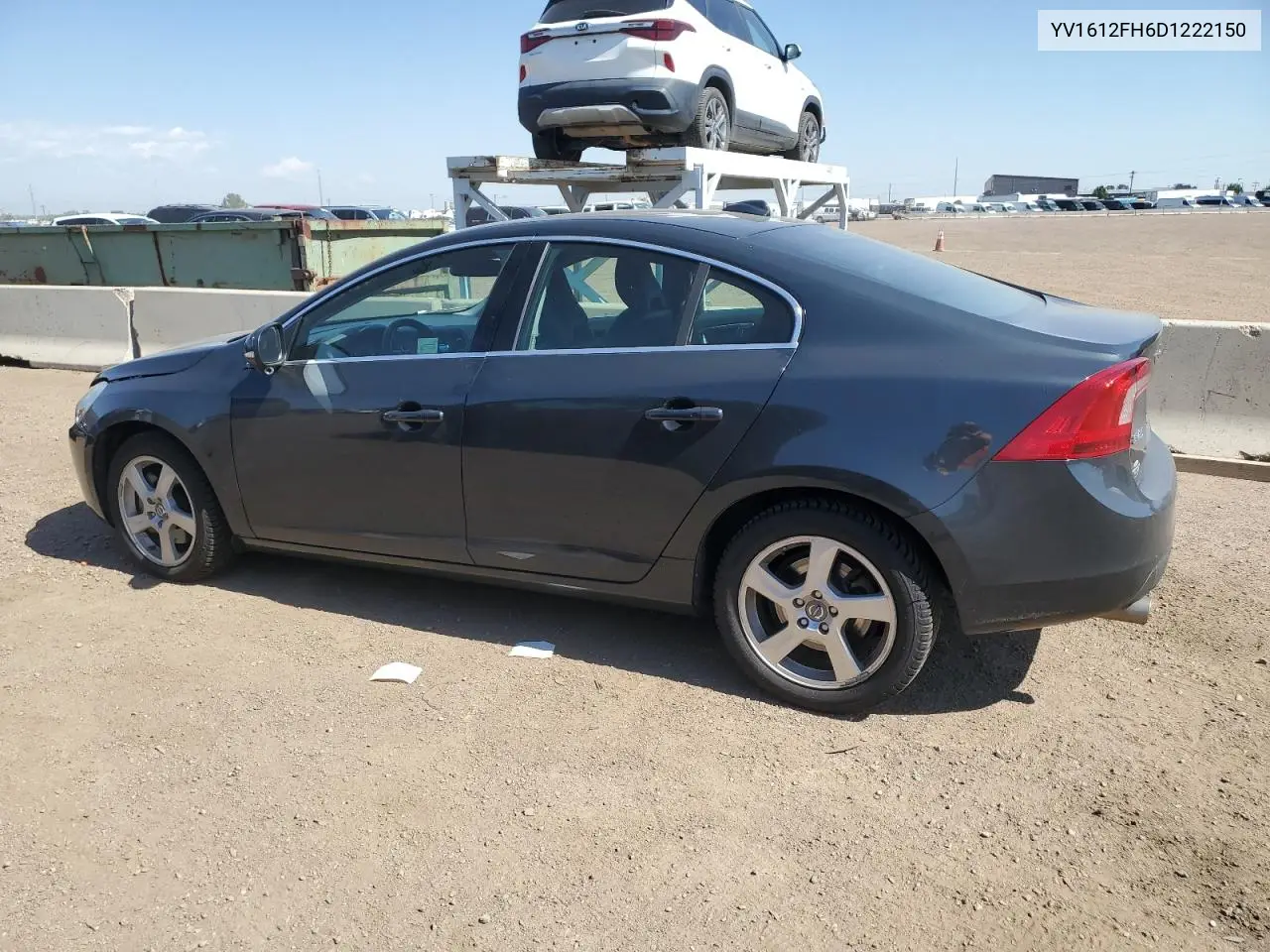 2013 Volvo S60 T5 VIN: YV1612FH6D1222150 Lot: 62609965