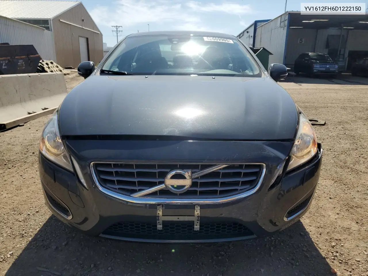 2013 Volvo S60 T5 VIN: YV1612FH6D1222150 Lot: 62609965