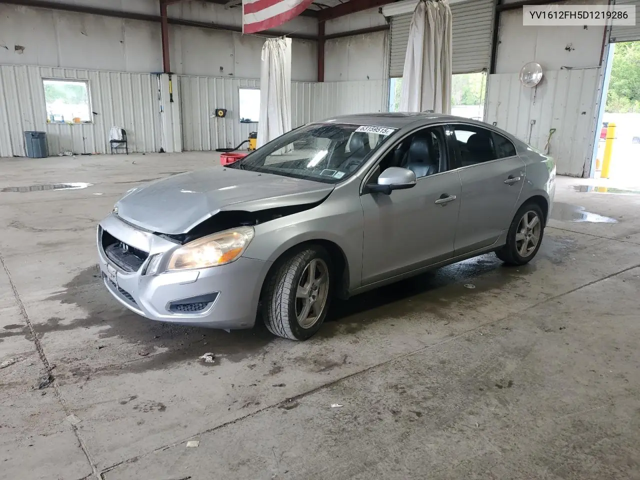 2013 Volvo S60 T5 VIN: YV1612FH5D1219286 Lot: 63159515