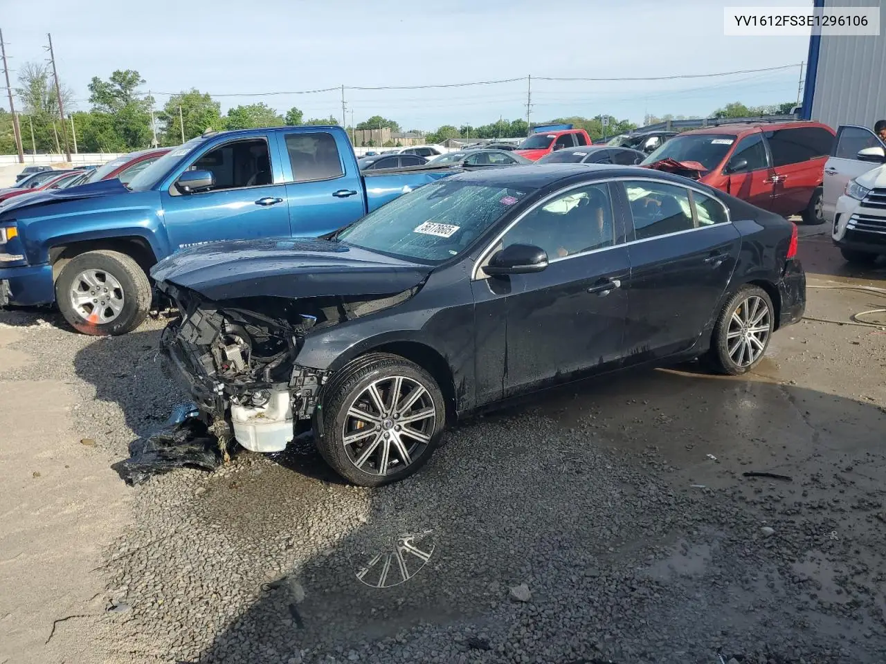 2014 Volvo S60 T5 VIN: YV1612FS3E1296106 Lot: 56178605