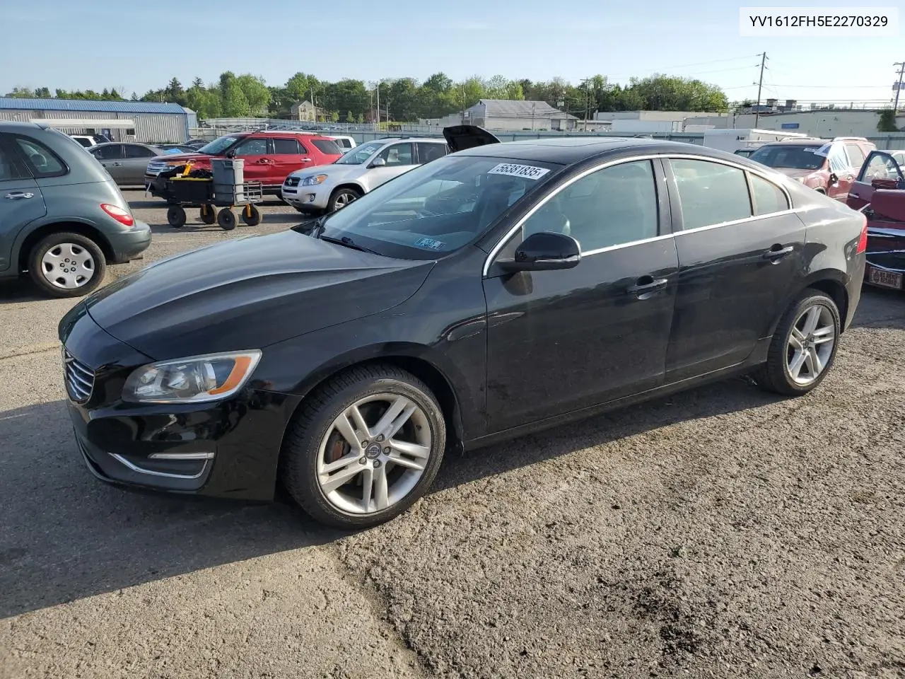 2014 Volvo S60 T5 VIN: YV1612FH5E2270329 Lot: 56381835