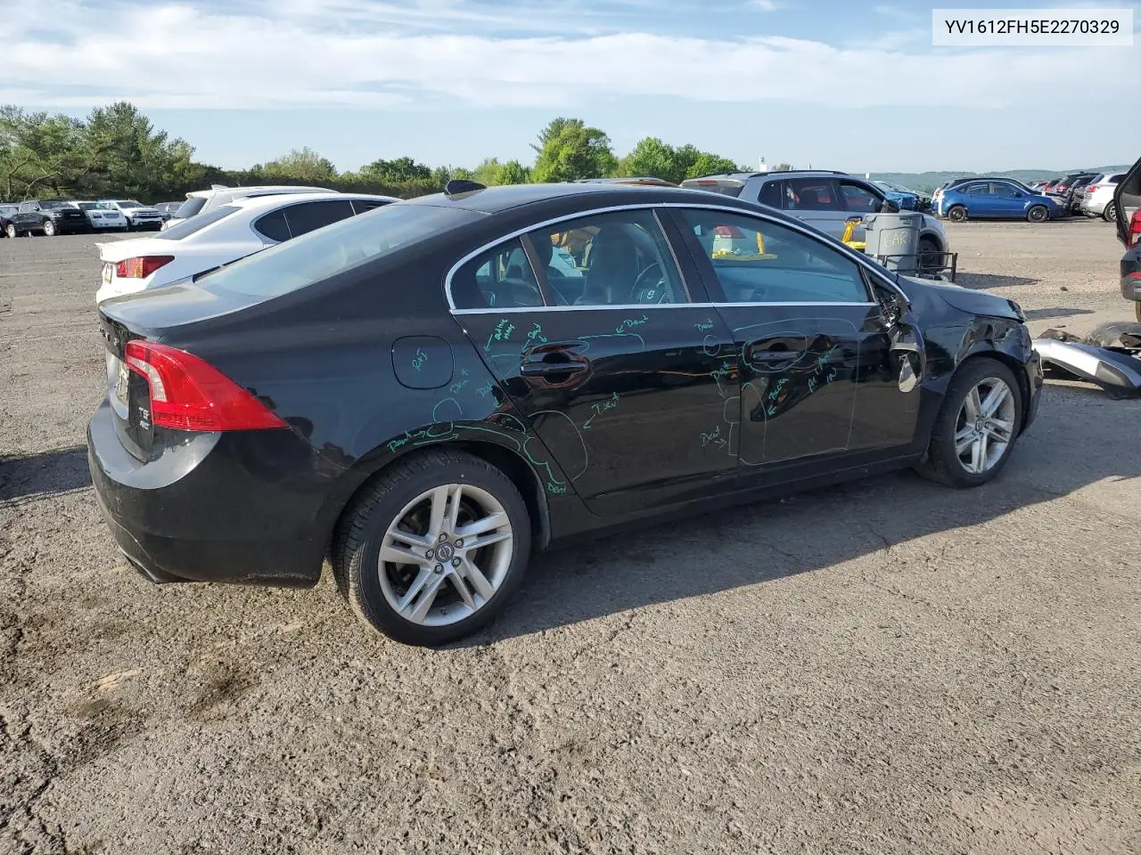 2014 Volvo S60 T5 VIN: YV1612FH5E2270329 Lot: 56381835