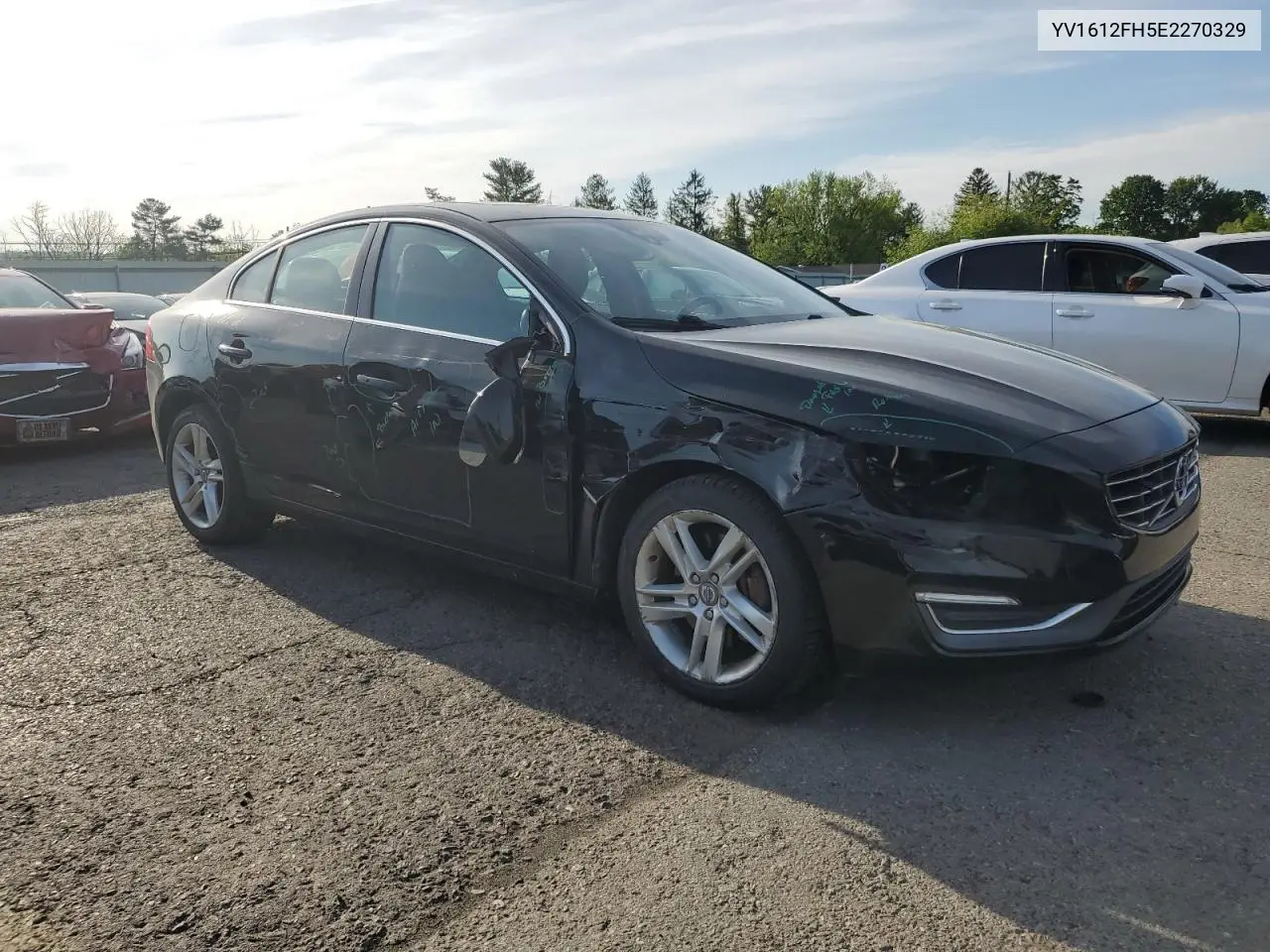 2014 Volvo S60 T5 VIN: YV1612FH5E2270329 Lot: 56381835