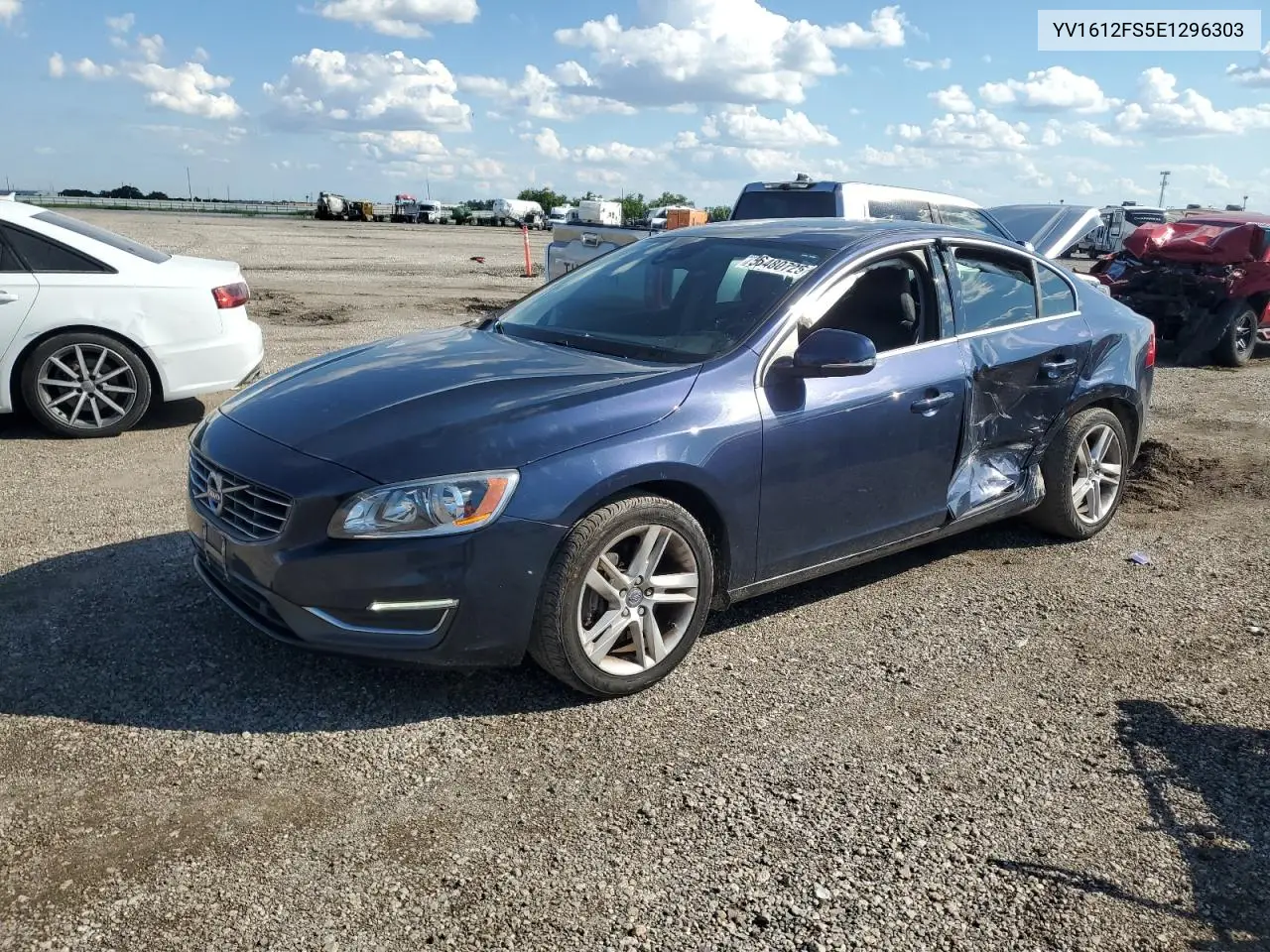 2014 Volvo S60 T5 VIN: YV1612FS5E1296303 Lot: 56480725
