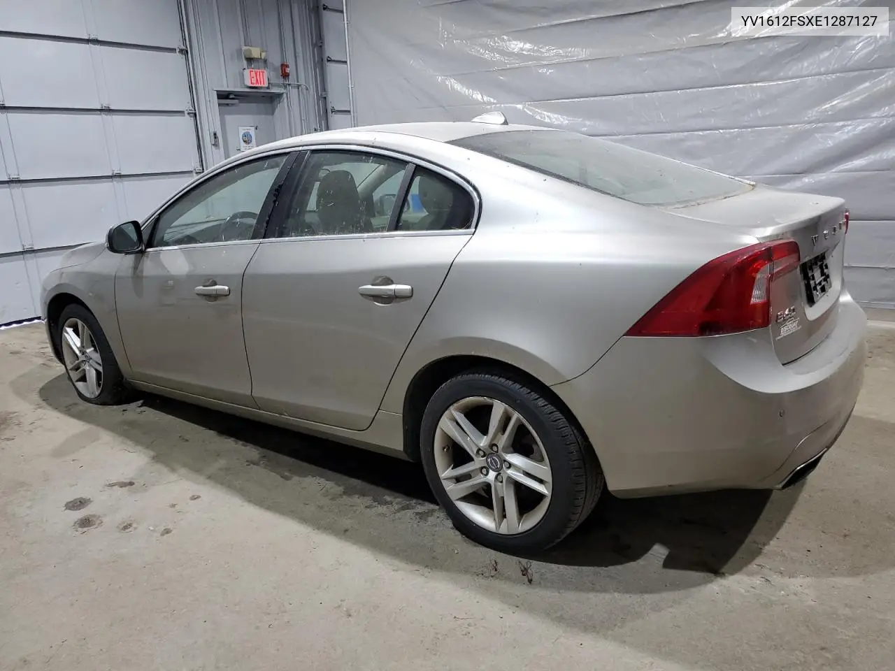 2014 Volvo S60 T5 VIN: YV1612FSXE1287127 Lot: 62285785