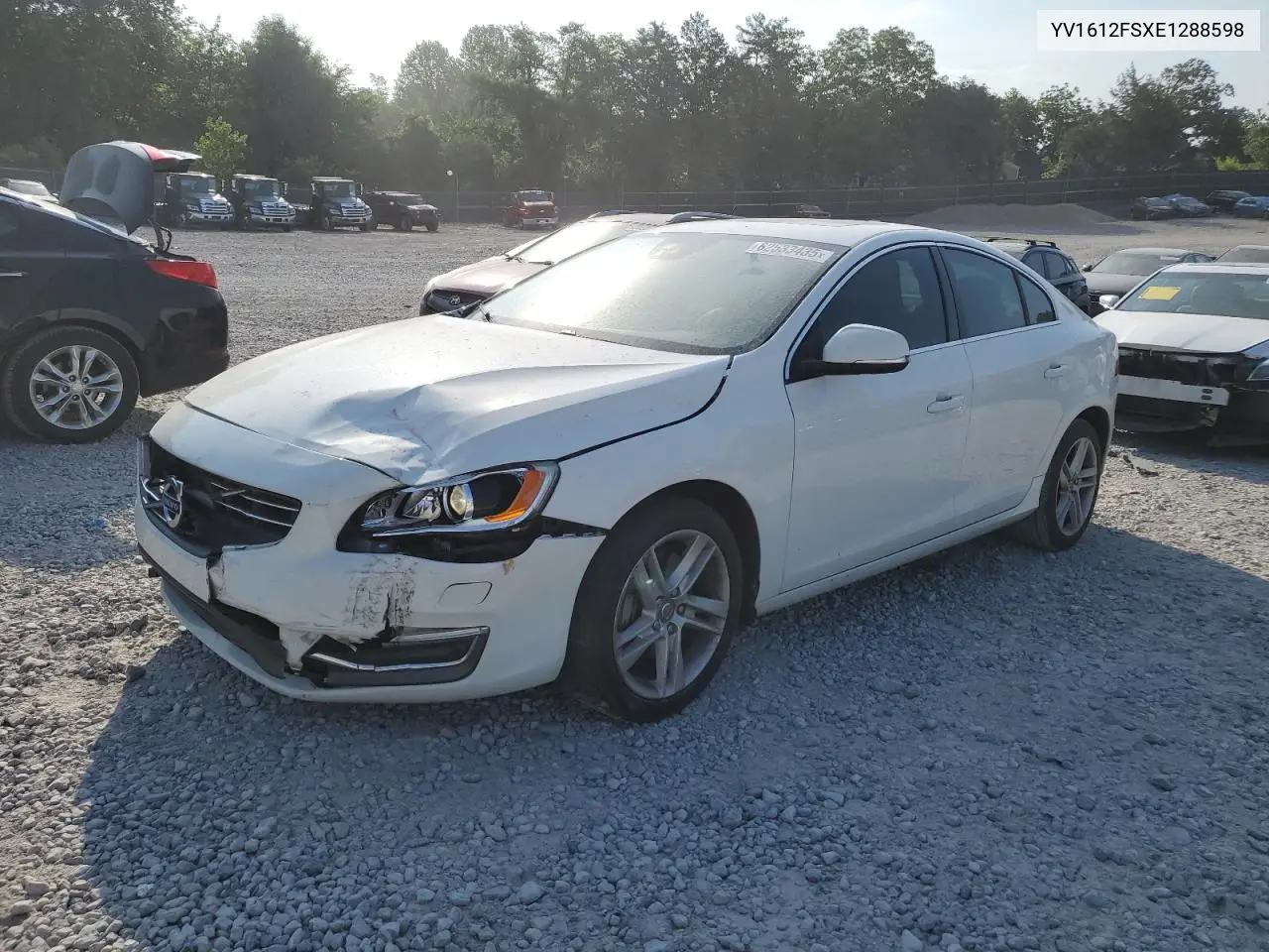 2014 Volvo S60 T5 VIN: YV1612FSXE1288598 Lot: 62533435