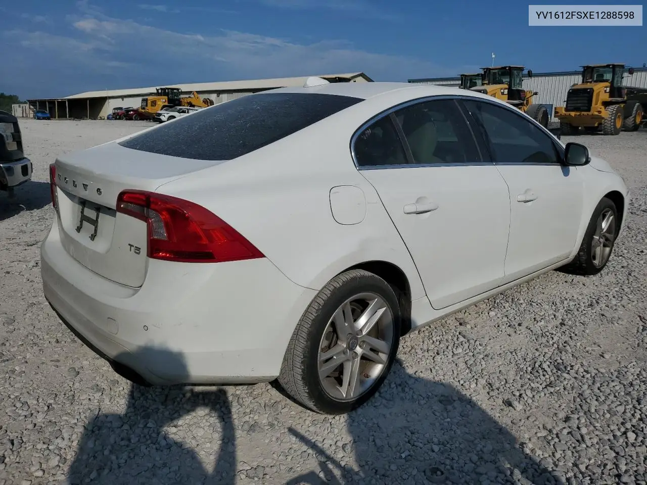 2014 Volvo S60 T5 VIN: YV1612FSXE1288598 Lot: 62533435