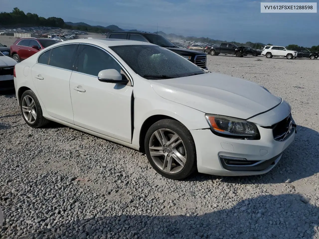2014 Volvo S60 T5 VIN: YV1612FSXE1288598 Lot: 62533435