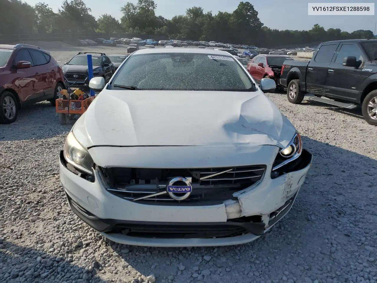 2014 Volvo S60 T5 VIN: YV1612FSXE1288598 Lot: 62533435