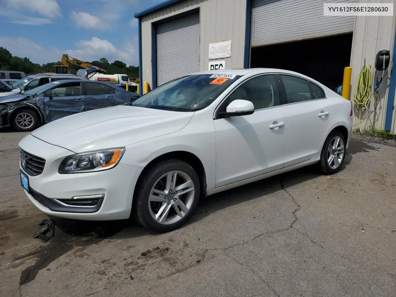 2014 Volvo S60 T5 VIN: YV1612FS6E1280630 Lot: 62607655
