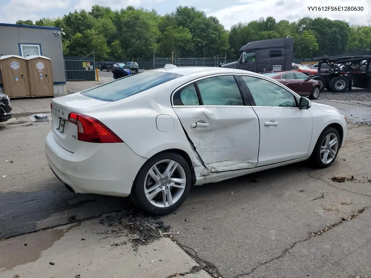 2014 Volvo S60 T5 VIN: YV1612FS6E1280630 Lot: 62607655