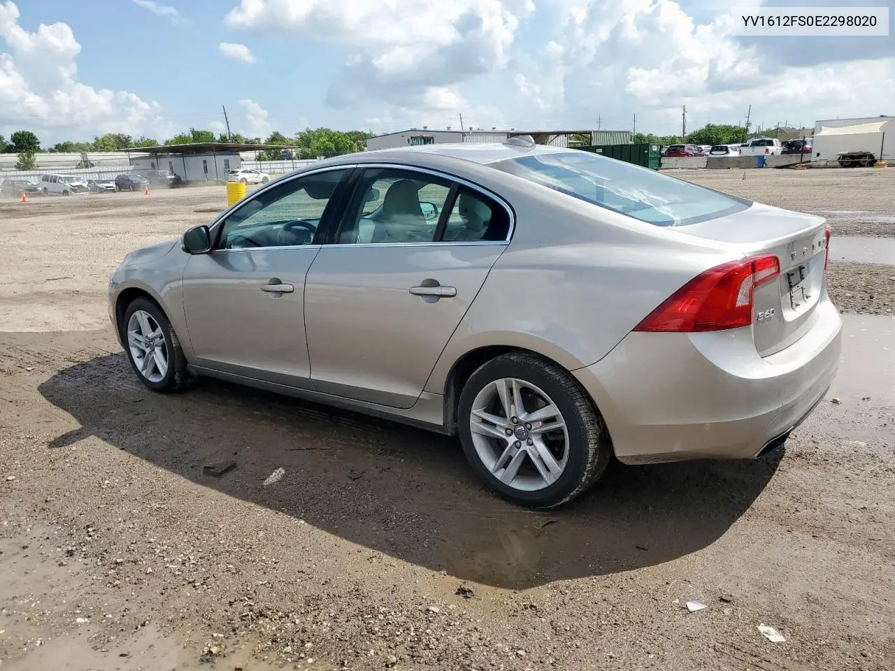2014 Volvo S60 T5 VIN: YV1612FS0E2298020 Lot: 64663085