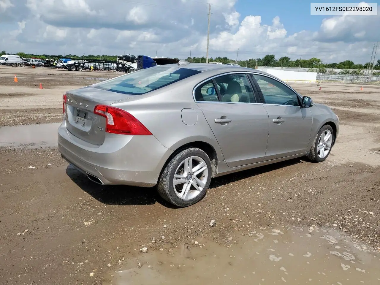 2014 Volvo S60 T5 VIN: YV1612FS0E2298020 Lot: 64663085