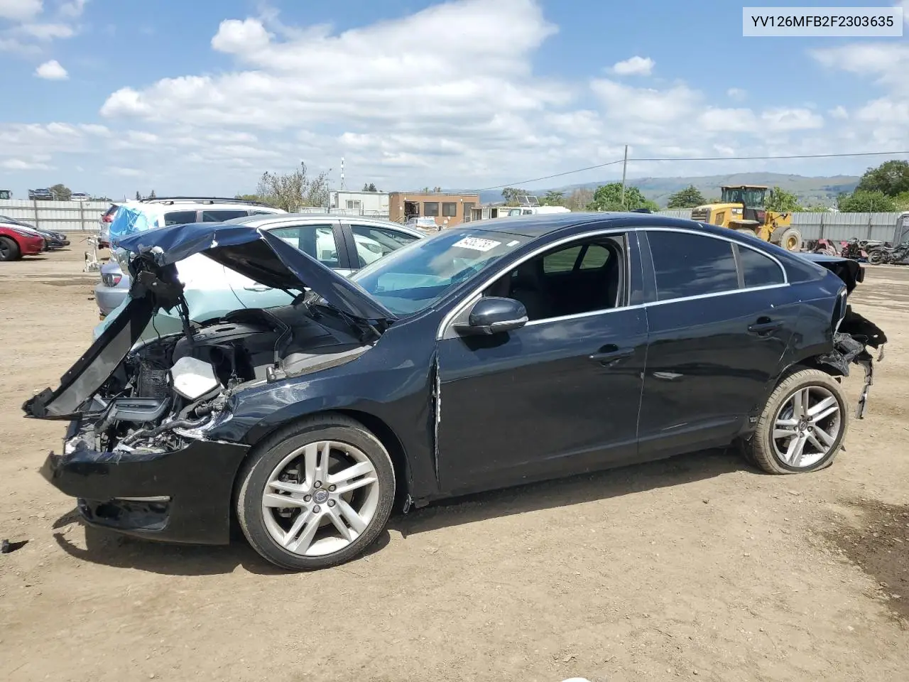 2015 Volvo S60 Premier VIN: YV126MFB2F2303635 Lot: 54852755
