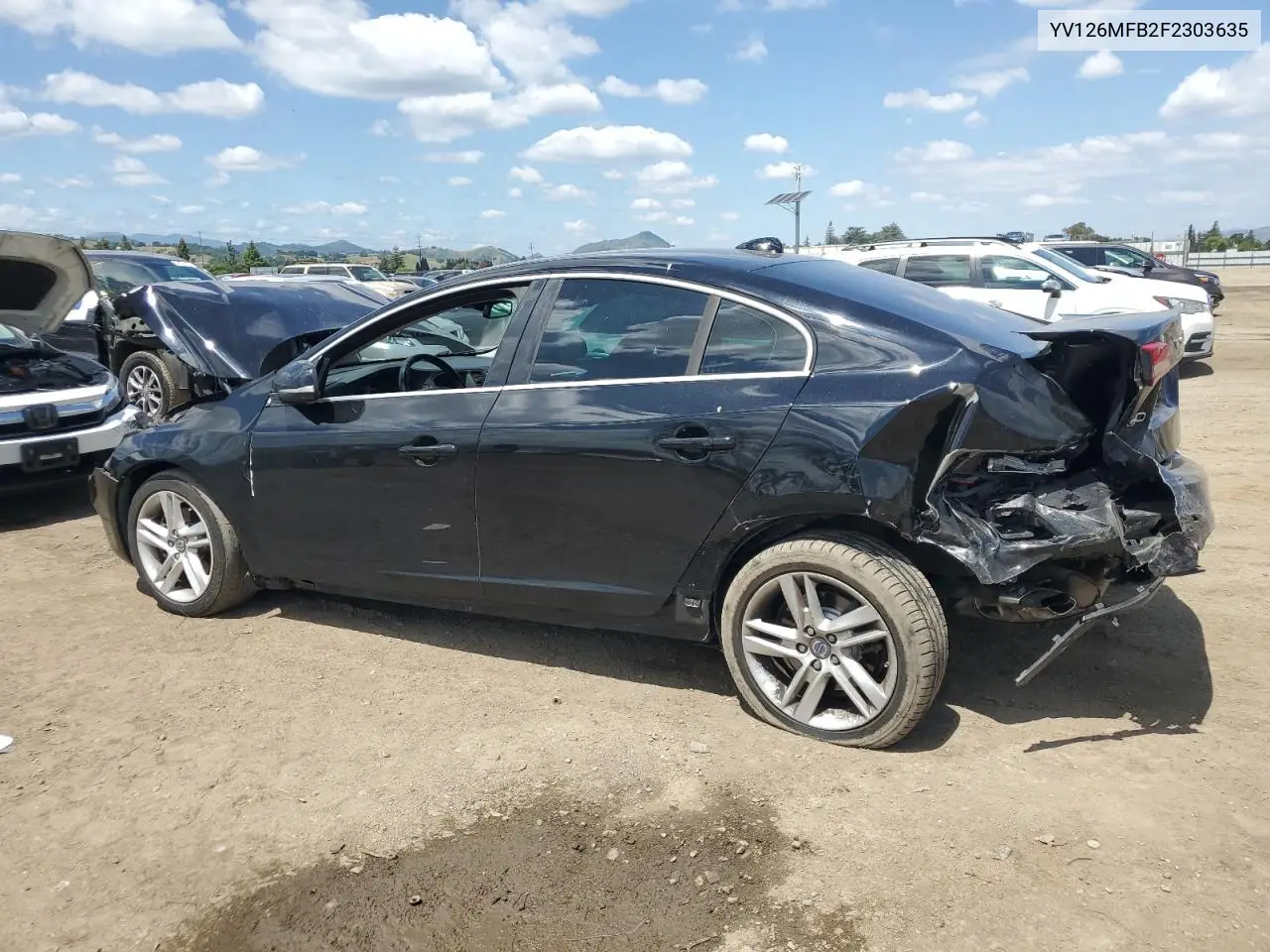 2015 Volvo S60 Premier VIN: YV126MFB2F2303635 Lot: 54852755