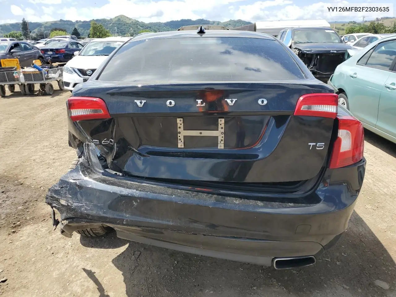 2015 Volvo S60 Premier VIN: YV126MFB2F2303635 Lot: 54852755