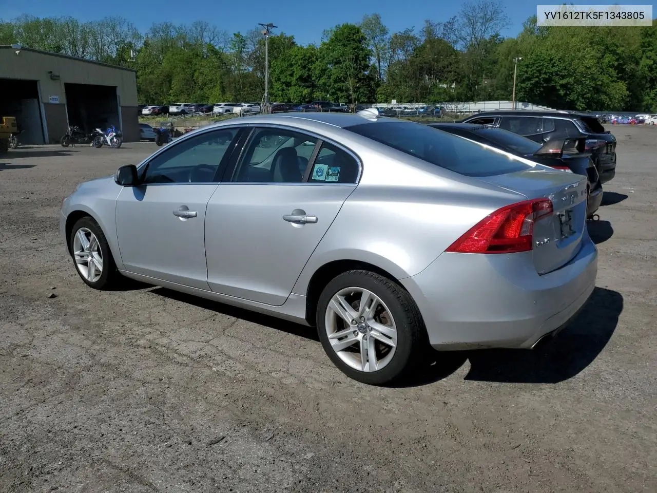 2015 Volvo S60 Premier VIN: YV1612TK5F1343805 Lot: 56549455