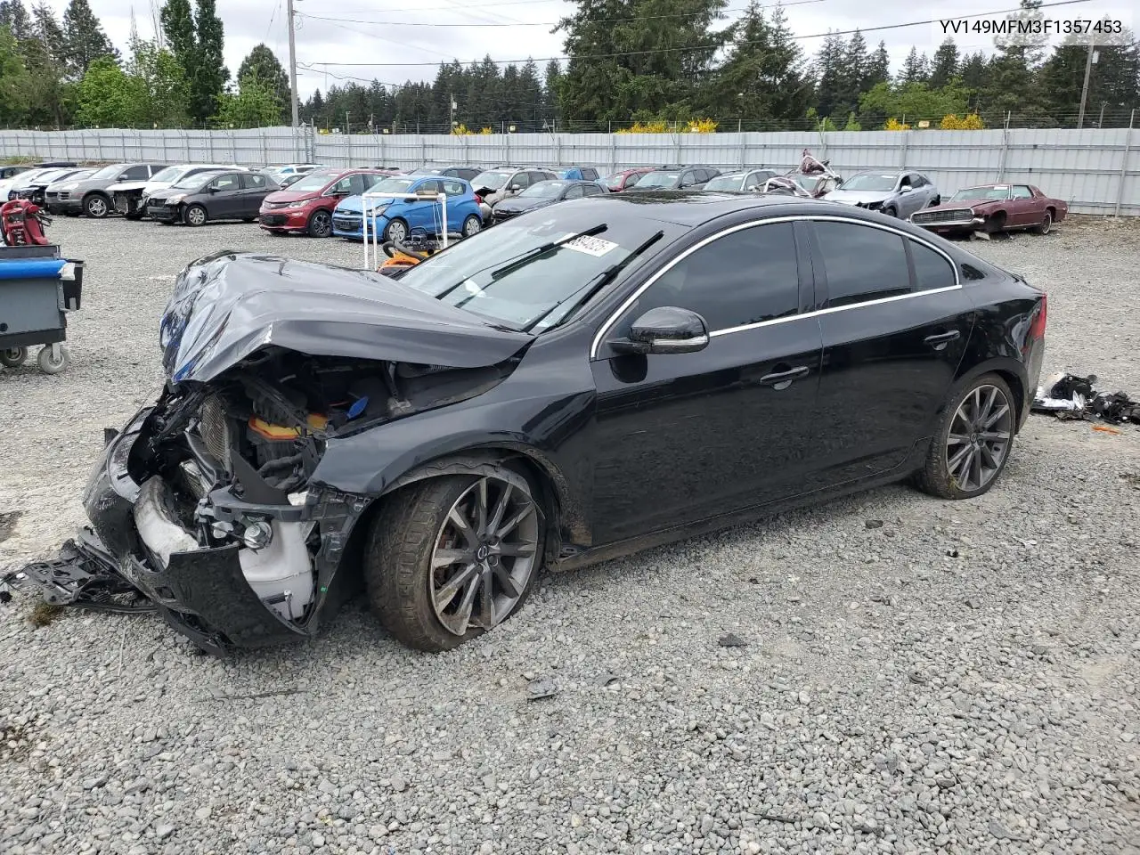 2015 Volvo S60 Platinum VIN: YV149MFM3F1357453 Lot: 56894825