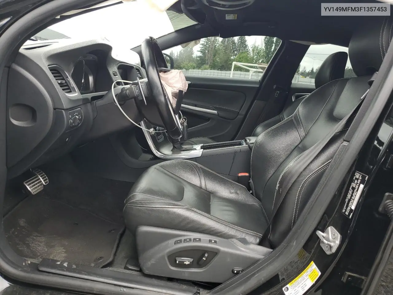 2015 Volvo S60 Platinum VIN: YV149MFM3F1357453 Lot: 56894825