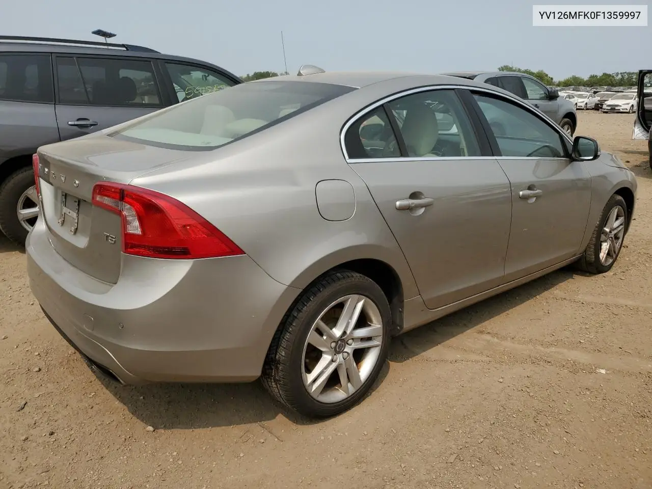 2015 Volvo S60 Premier VIN: YV126MFK0F1359997 Lot: 59018485