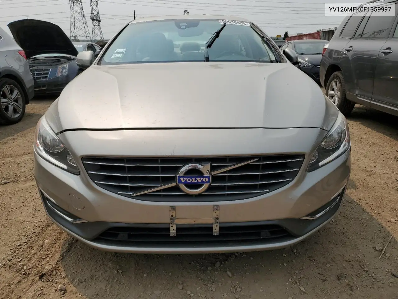 2015 Volvo S60 Premier VIN: YV126MFK0F1359997 Lot: 59018485