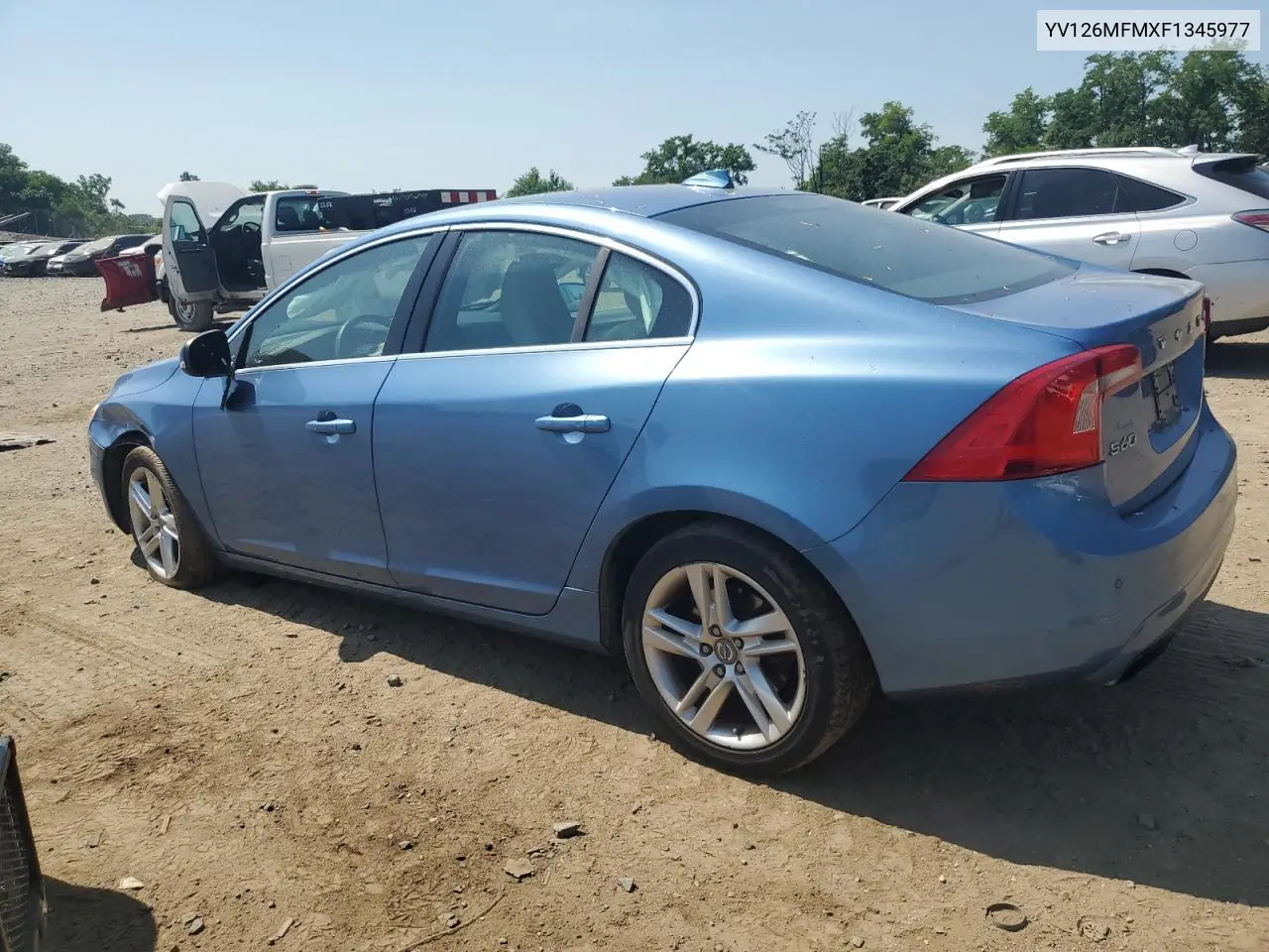 2015 Volvo S60 Platinum VIN: YV126MFMXF1345977 Lot: 62184635