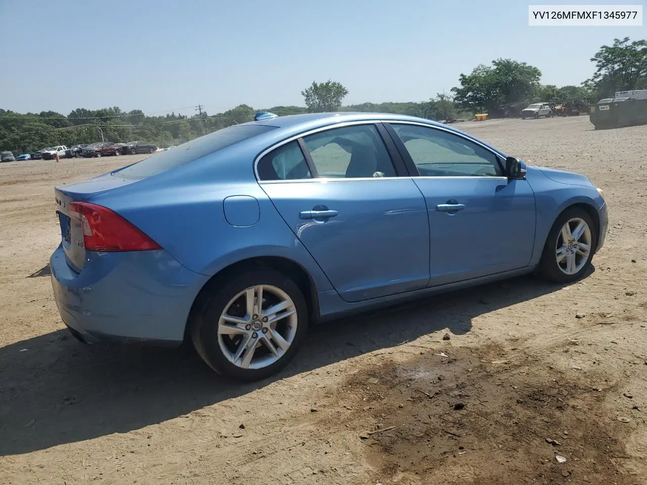 2015 Volvo S60 Platinum VIN: YV126MFMXF1345977 Lot: 62184635