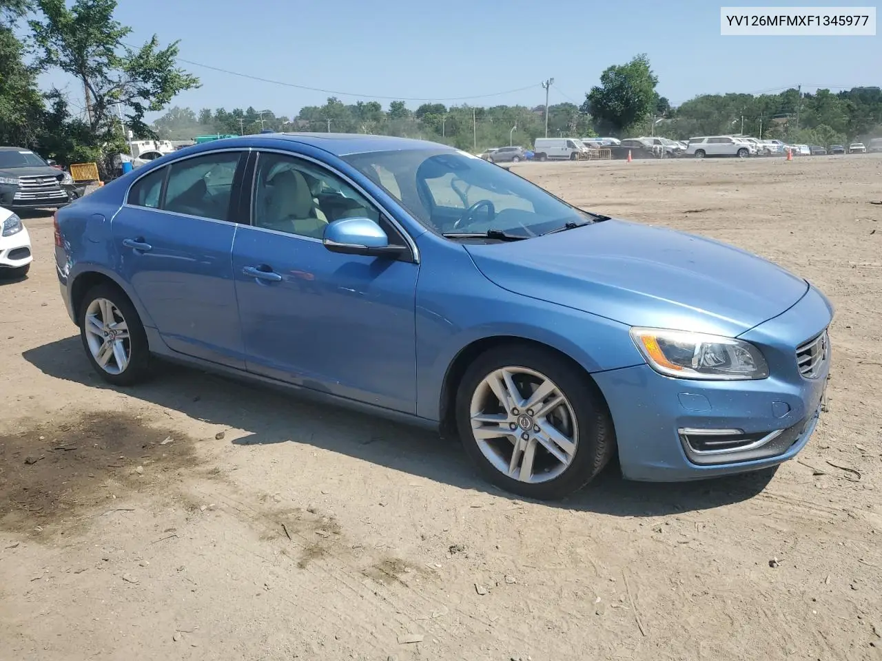 2015 Volvo S60 Platinum VIN: YV126MFMXF1345977 Lot: 62184635