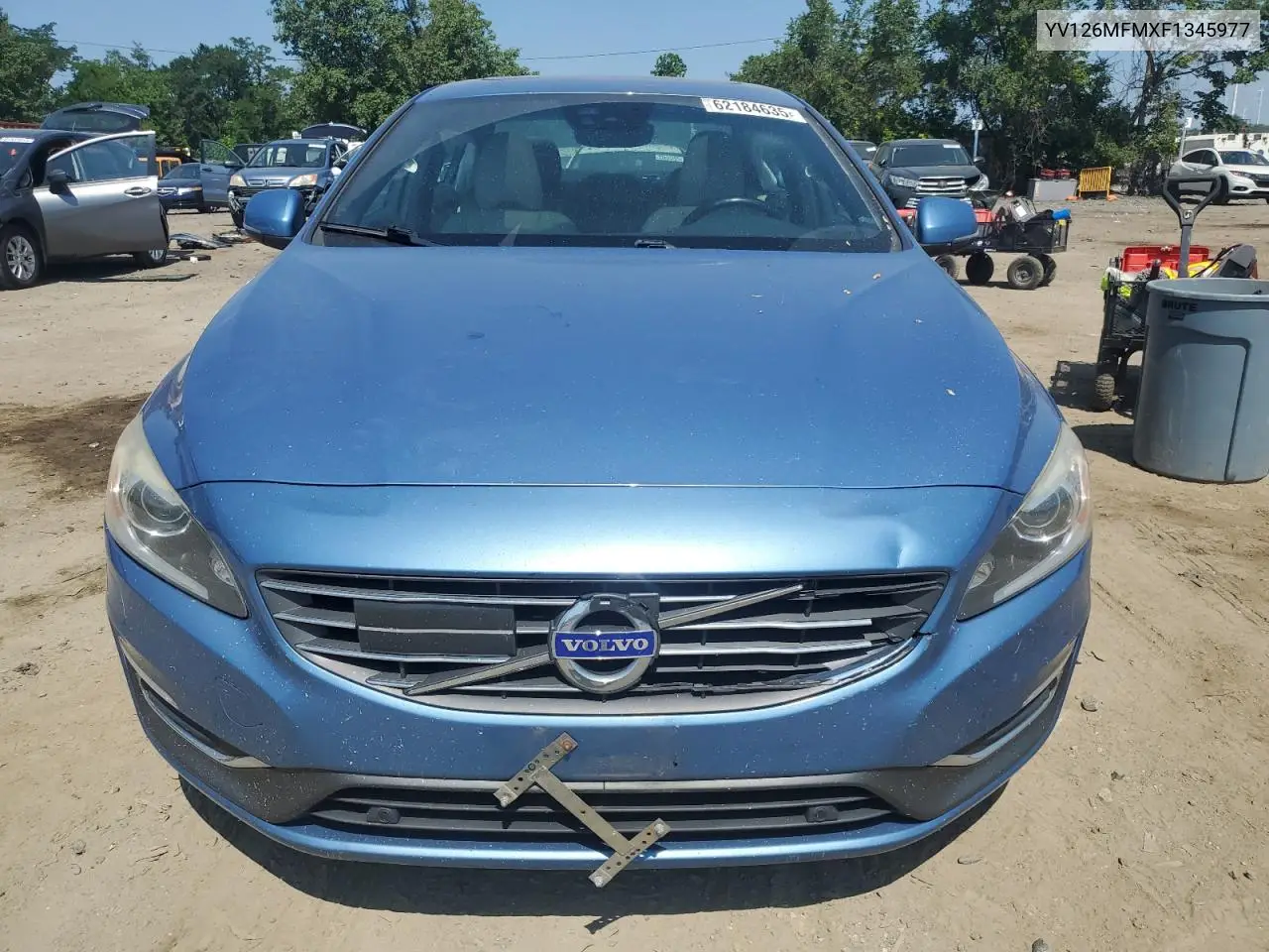 2015 Volvo S60 Platinum VIN: YV126MFMXF1345977 Lot: 62184635
