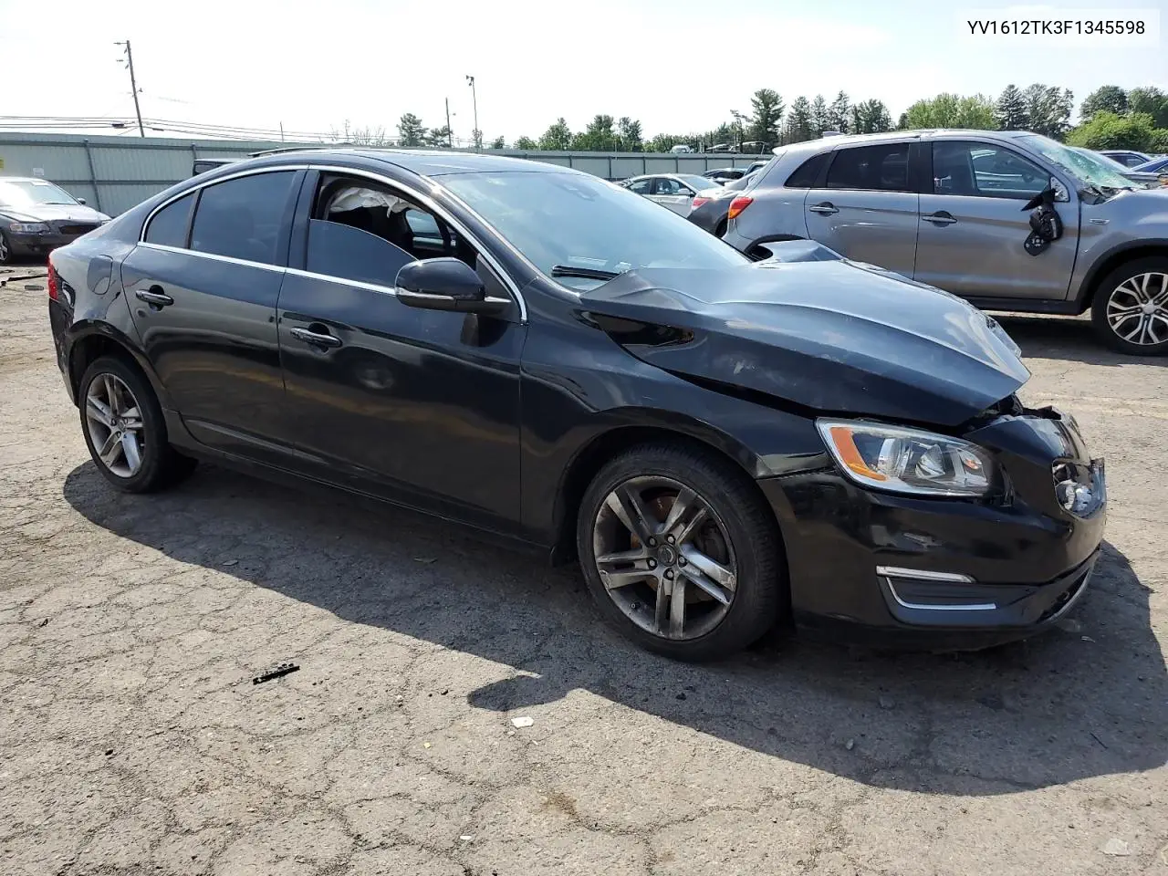 2015 Volvo S60 Premier VIN: YV1612TK3F1345598 Lot: 62350205