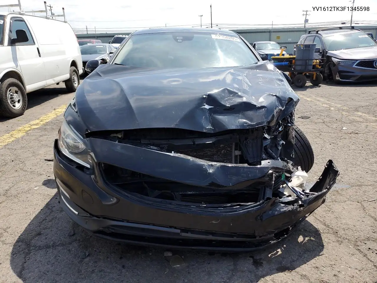 2015 Volvo S60 Premier VIN: YV1612TK3F1345598 Lot: 62350205
