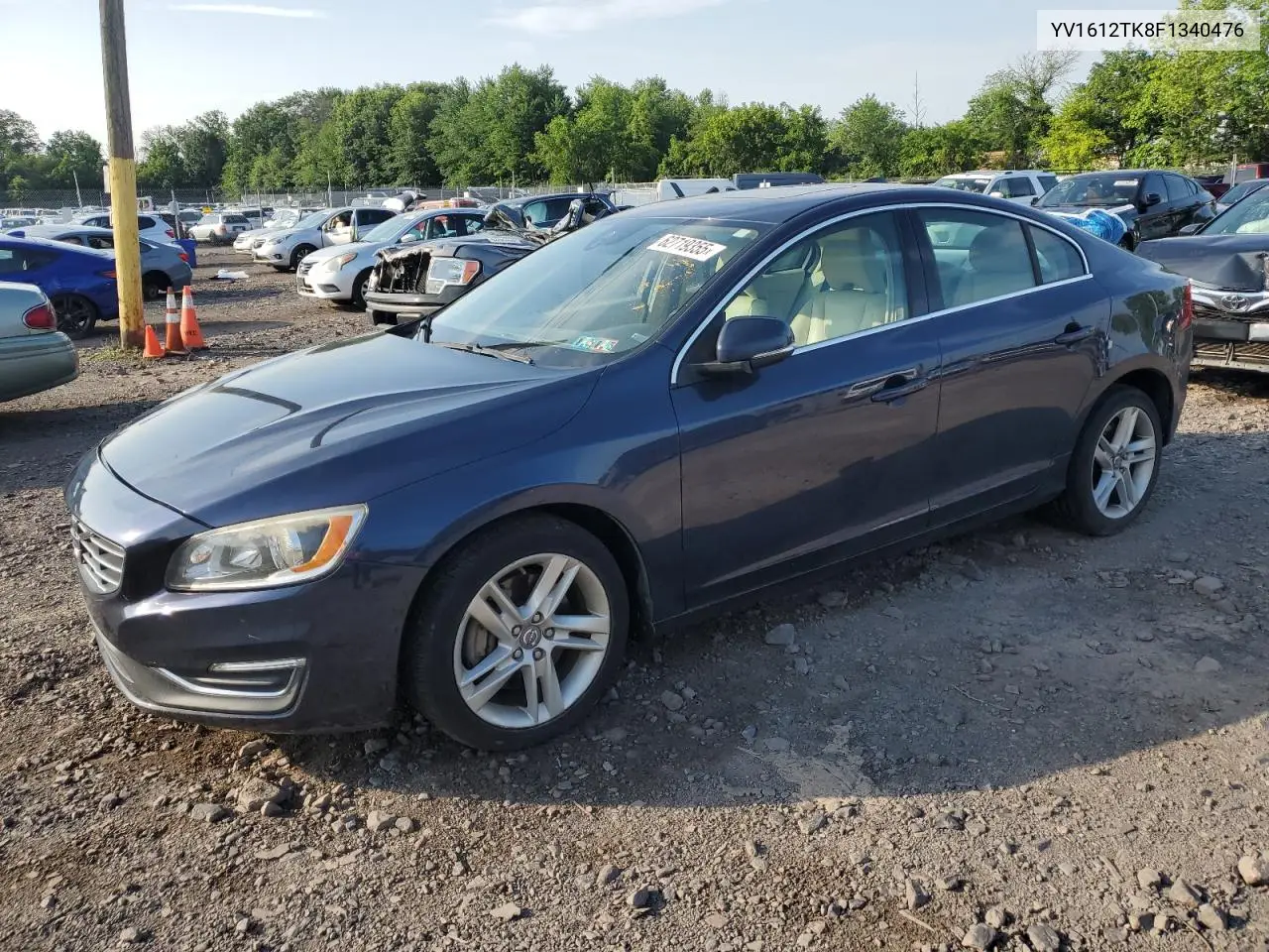 2015 Volvo S60 Premier VIN: YV1612TK8F1340476 Lot: 62719355