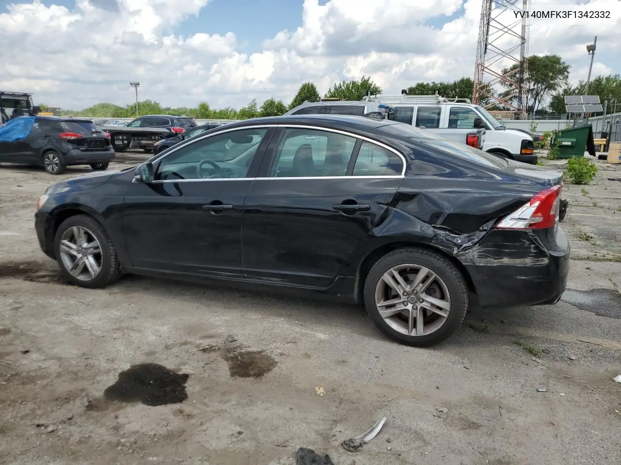 2015 Volvo S60 Premier VIN: YV140MFK3F1342332 Lot: 62756205