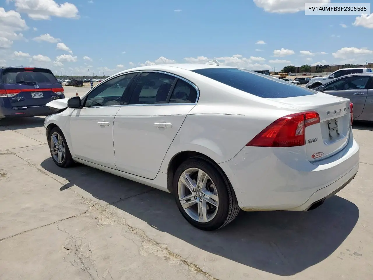 2015 Volvo S60 Premier VIN: YV140MFB3F2306585 Lot: 62769295