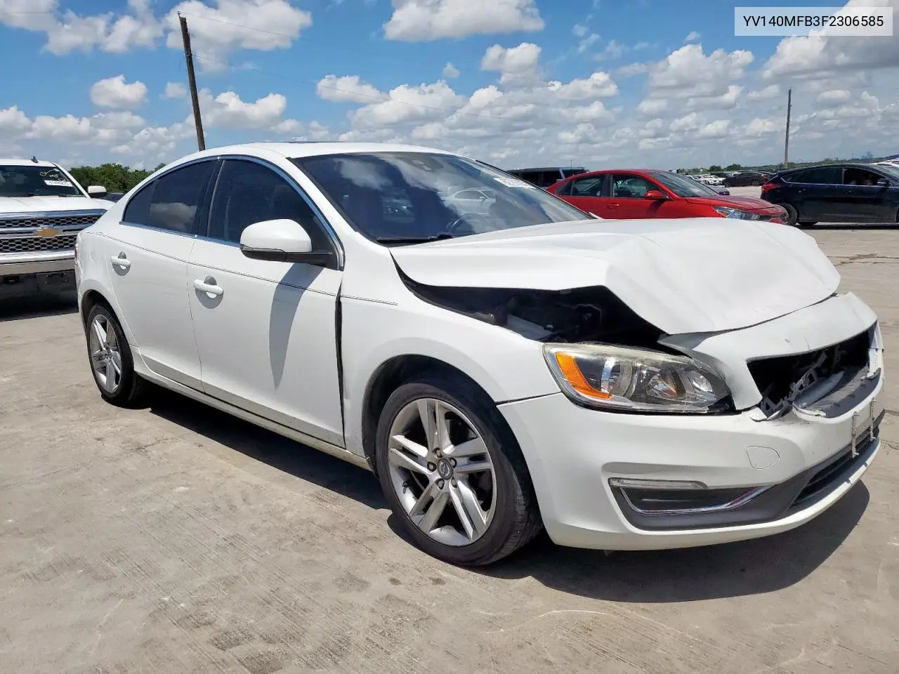 2015 Volvo S60 Premier VIN: YV140MFB3F2306585 Lot: 62769295
