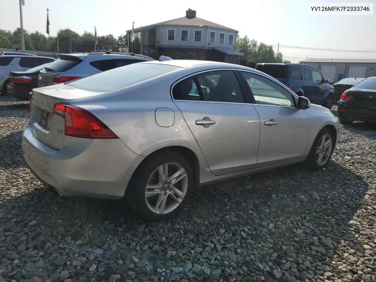 2015 Volvo S60 Premier VIN: YV126MFK7F2333746 Lot: 63005665