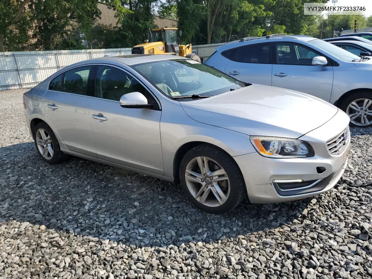 2015 Volvo S60 Premier VIN: YV126MFK7F2333746 Lot: 63005665