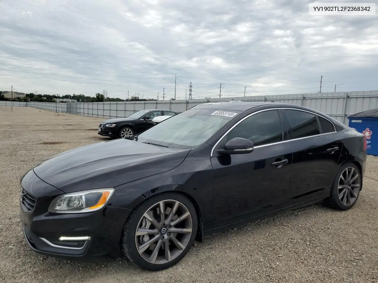 2015 Volvo S60 Premier+ VIN: YV1902TL2F2368342 Lot: 63053745