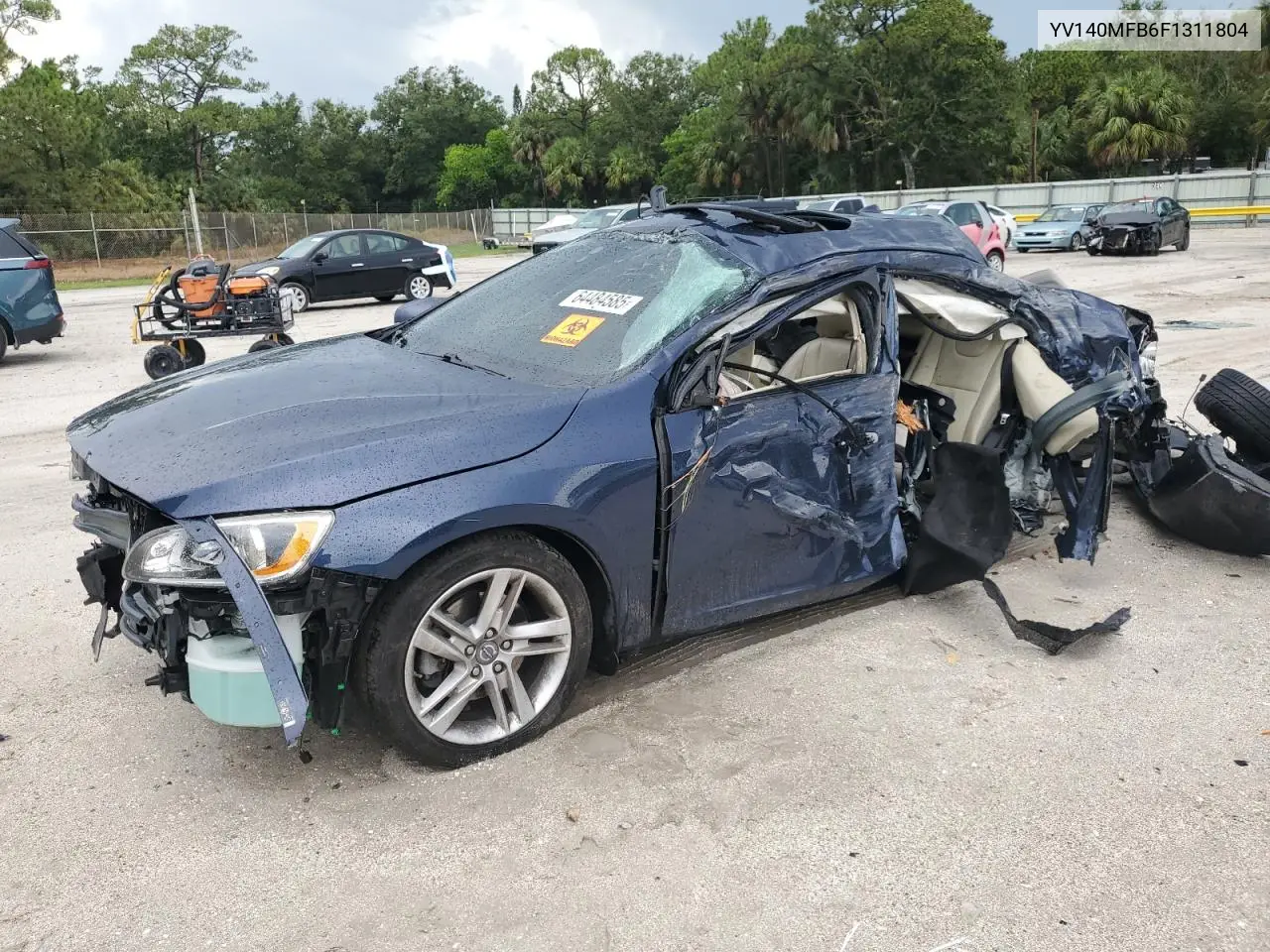 2015 Volvo S60 Premier VIN: YV140MFB6F1311804 Lot: 64484585