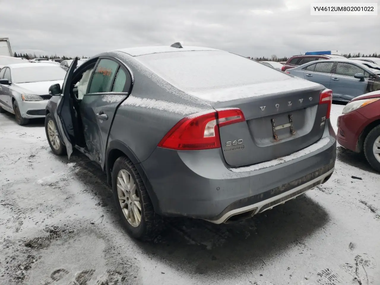 2016 Volvo S60 Cross Country T5 VIN: YV4612UM8G2001022 Lot: 50233125