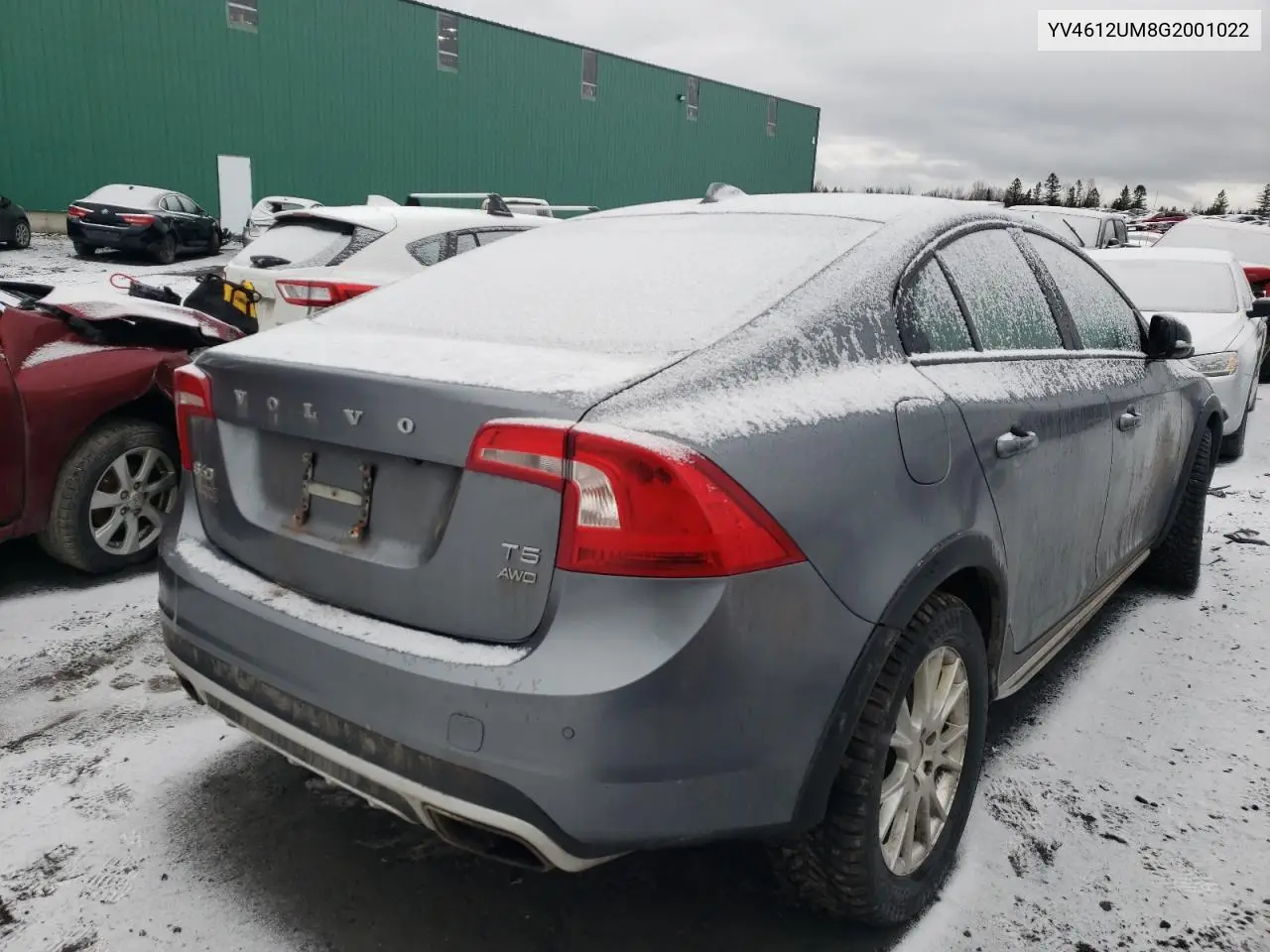 2016 Volvo S60 Cross Country T5 VIN: YV4612UM8G2001022 Lot: 50233125