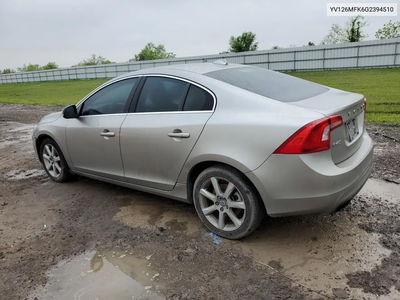 2016 Volvo S60 Premier VIN: YV126MFK6G2394510 Lot: 51003165