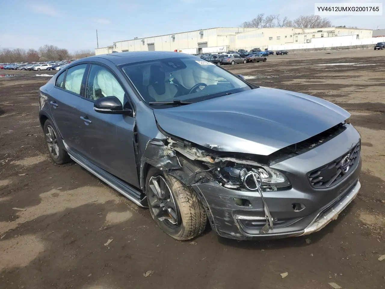 2016 Volvo S60 Cross Country T5 VIN: YV4612UMXG2001765 Lot: 52415675