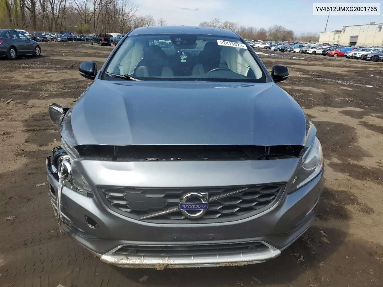 2016 Volvo S60 Cross Country T5 VIN: YV4612UMXG2001765 Lot: 52415675